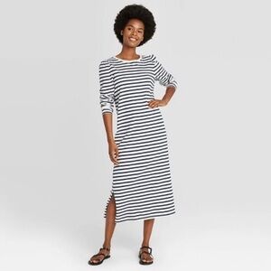 Universal Thread Women's Puff Long Sleeve T-Shirt Dress Sz 1X PLUS SZ